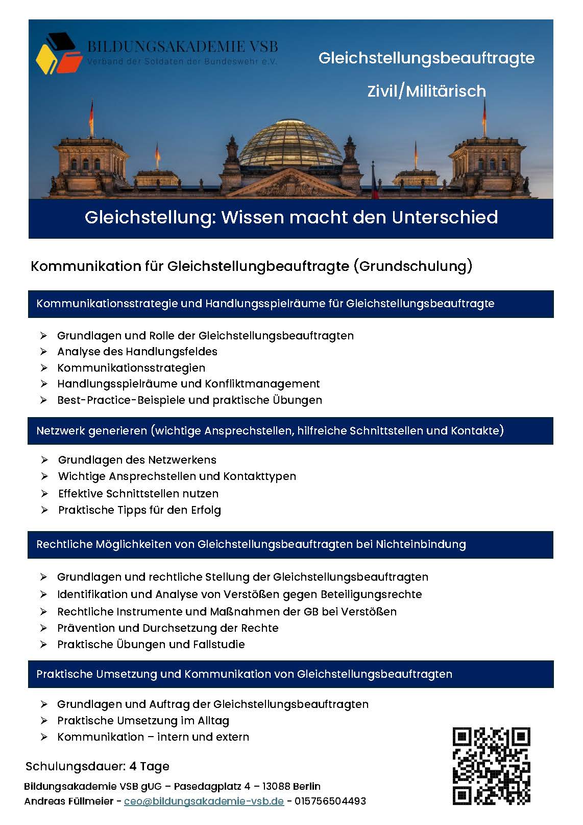 Kommunikation für Gleichstellungbeauftragte Grundschulung