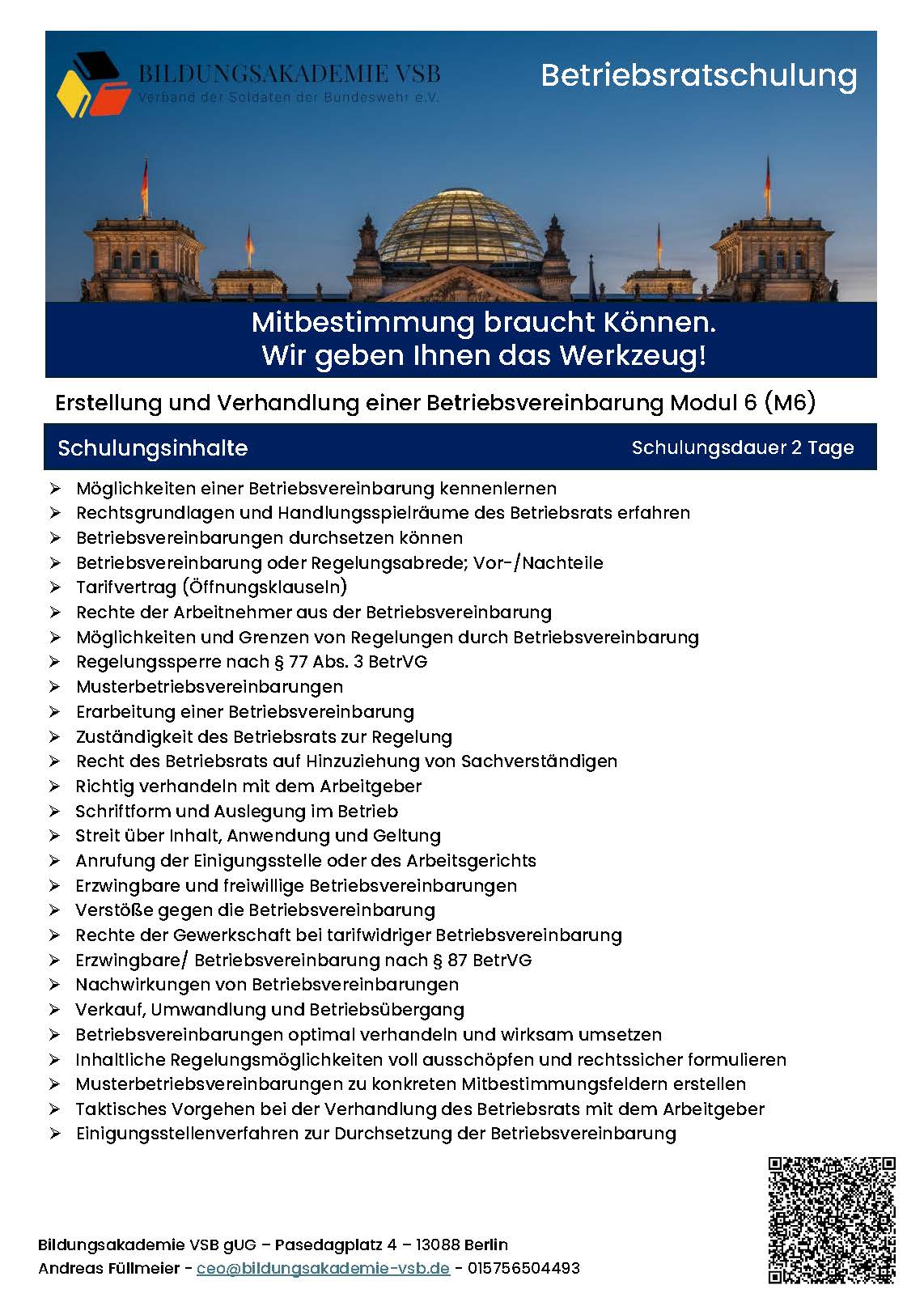 Betriebsratschulung